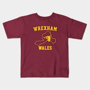 Wrexham Wales / Cymru Kids T-Shirt